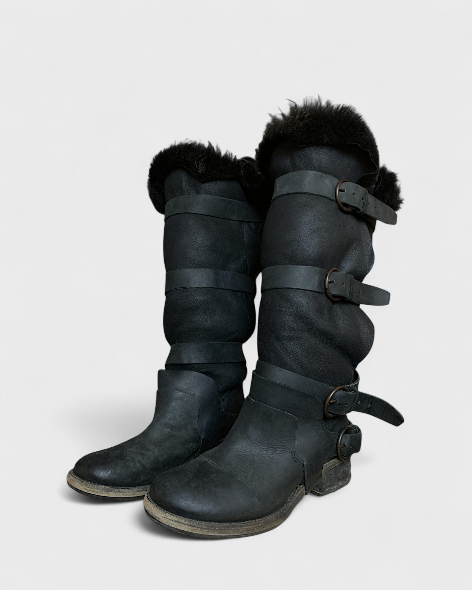 All Saints Furry Boots