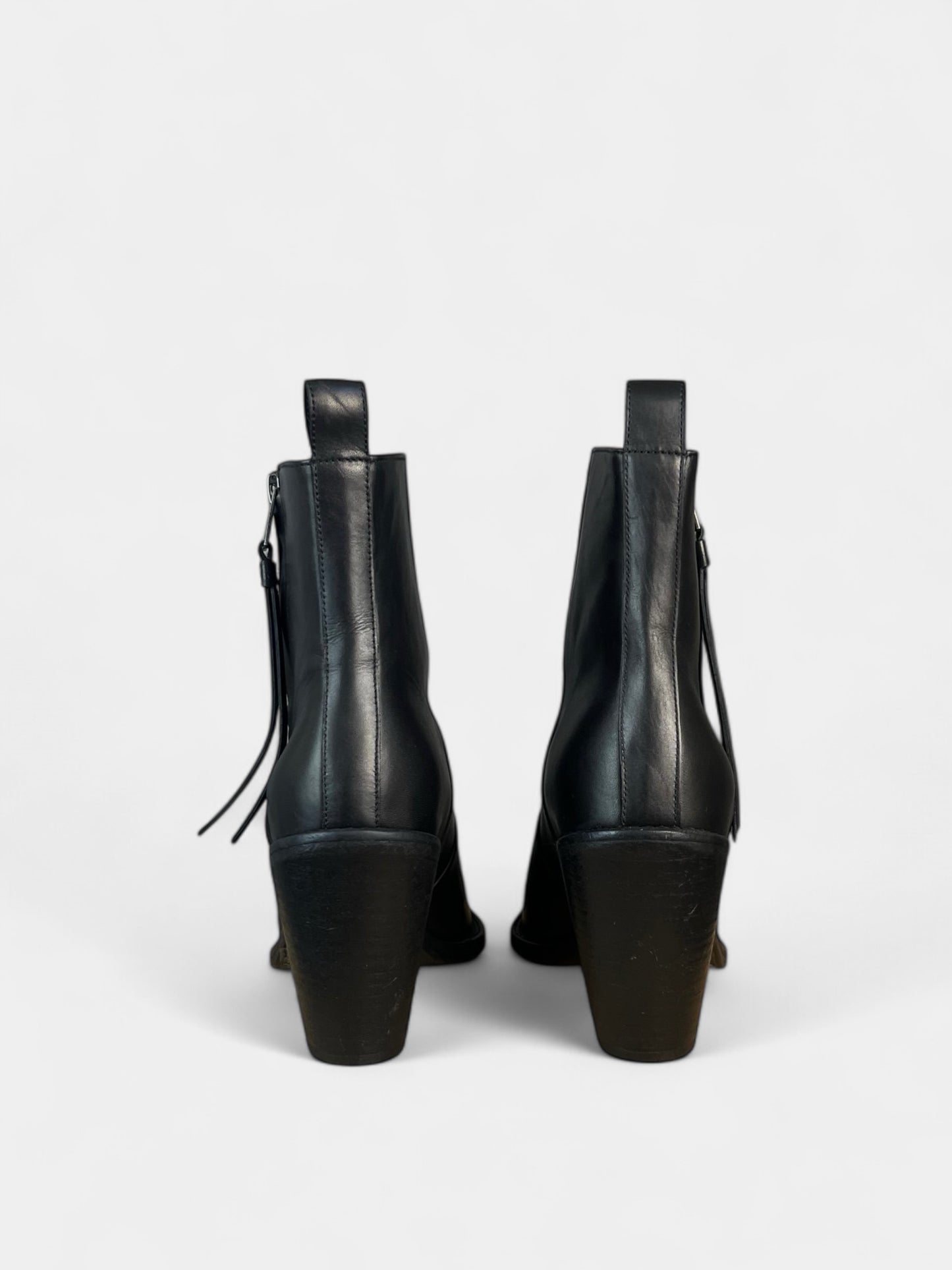 Bottillons cuir Noir All Saints, 9