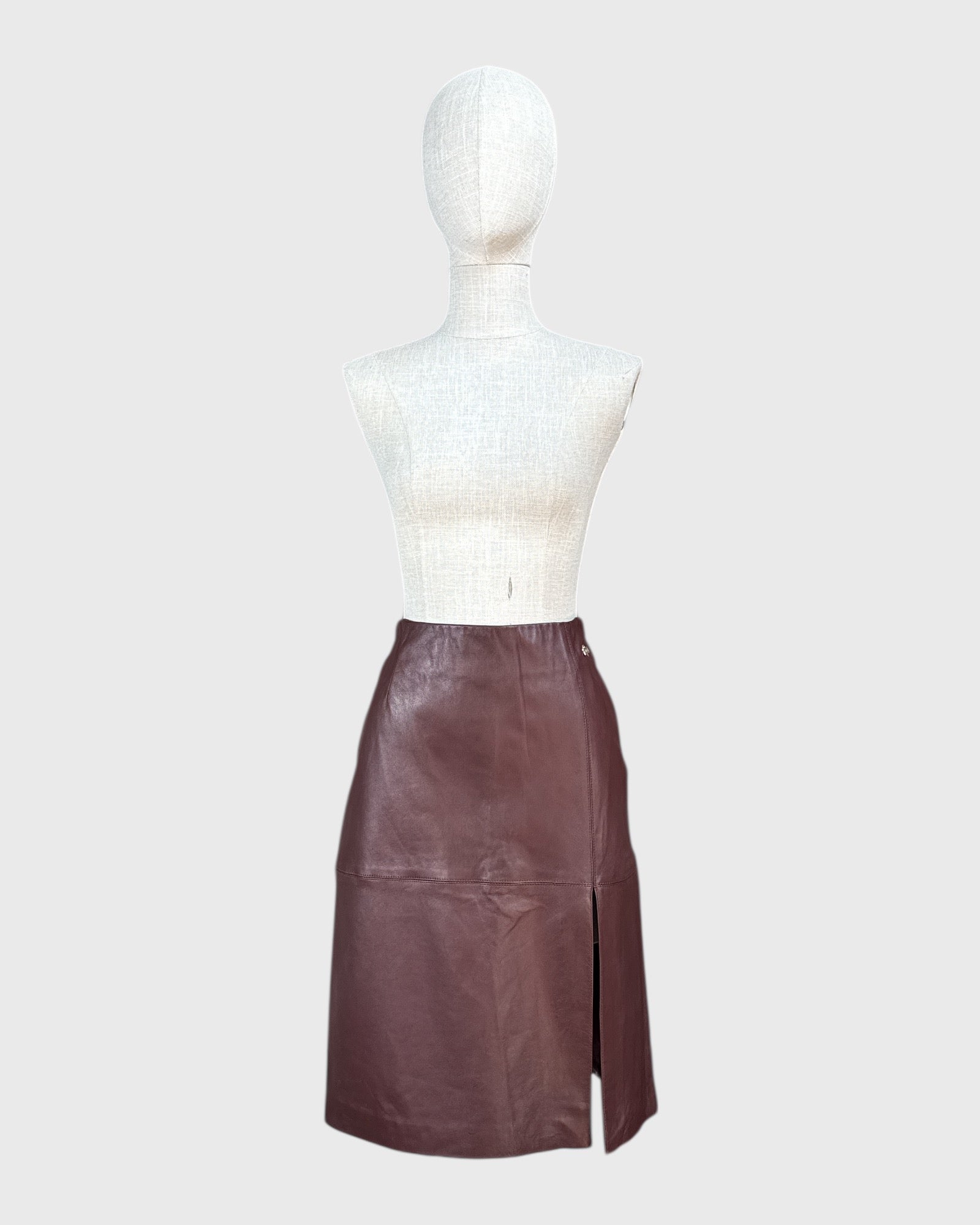 Twinset 100% leather skirt, S