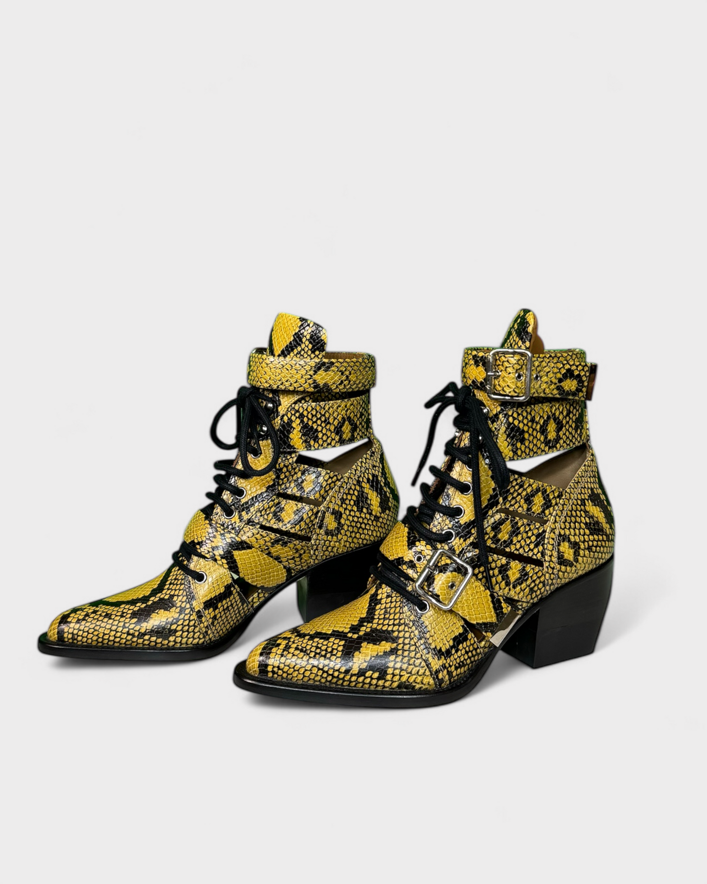 Bottes serpent jaune See by Chloé , 8