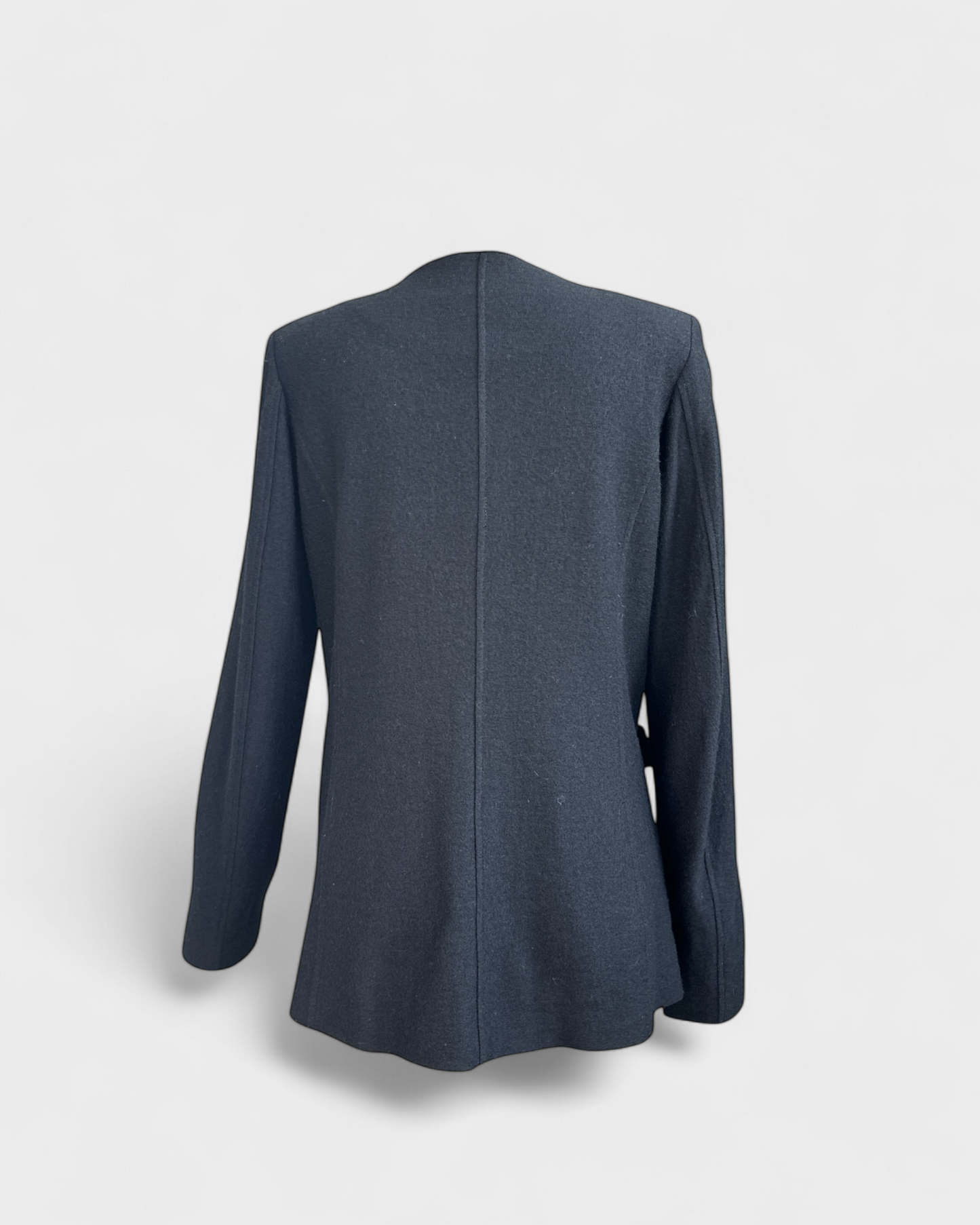 Veste laine noire poches appliquées Filippa K, S