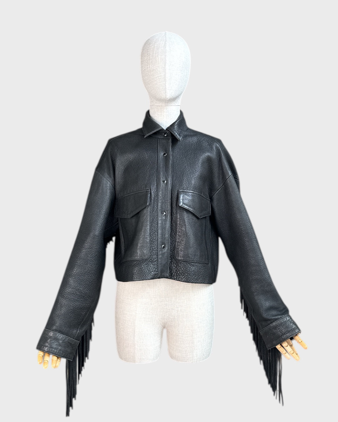 The Kooples leather jacket, size S/M